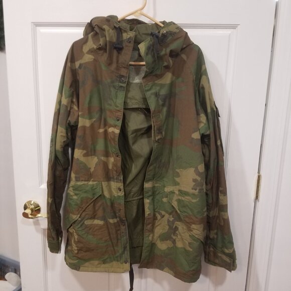 Men's Vintage Military Camo Cold Weather Parka, Size Medium Tall, GUC-VGUC - Picture 1 of 14